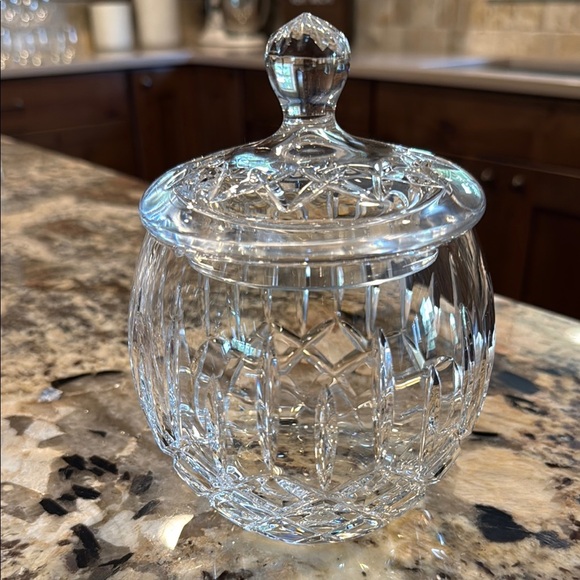 Other - VINTAGE BLOCK CANDY/TRINKET DISH CUT GLASS